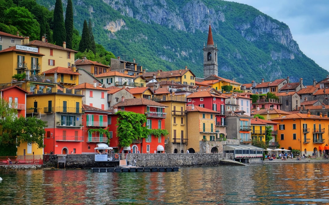 Scenic views of Italian lakes and villages